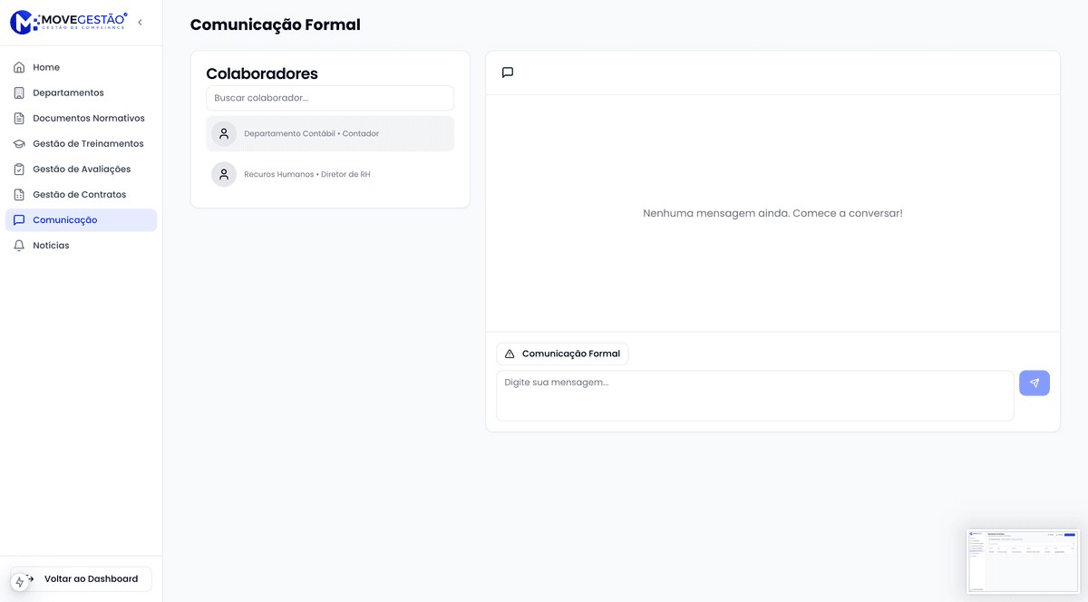 Interface de comunicação